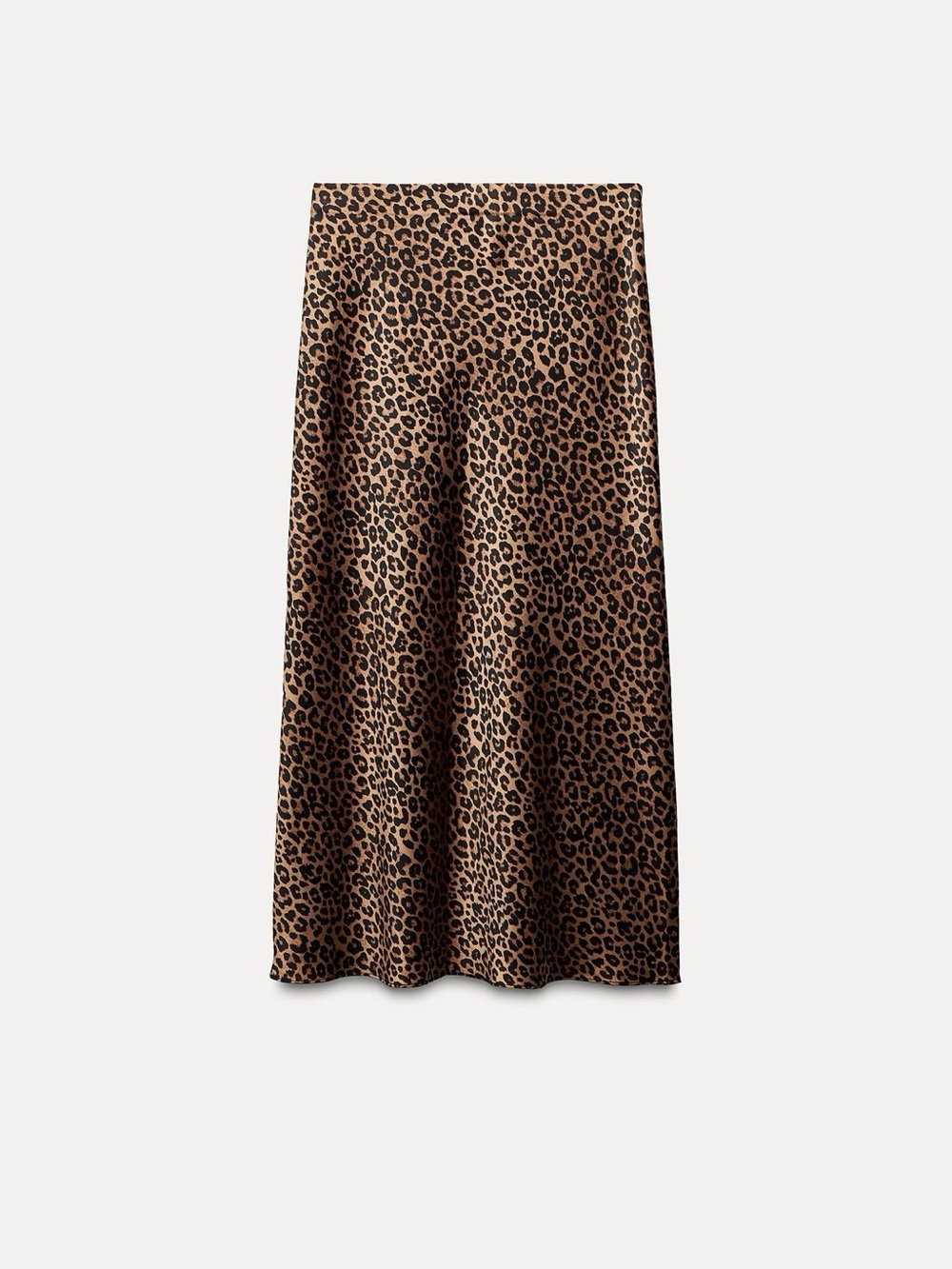 Zara Leopard Print Maxi Skirt - Brown & Black